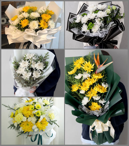 四川成都金牛区荷花池街道互助路社区白事花束代送